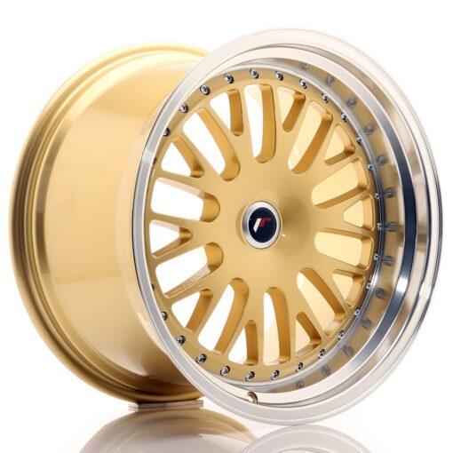 Jante JR Wheels JR10 19x11 ET15-30 Blank Gold w/Machined Lip
