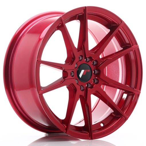 Jante JR Wheels JR21 17x8 ET35 5x100/114 Platinum Red
