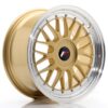 Jante JR Wheels JR23 17x8 ET20-45 BLANK Gold w/Machined Lip