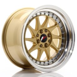 Jante JR Wheels JR26 16x9 ET20 4x100/108 Gold w/Machined Lip