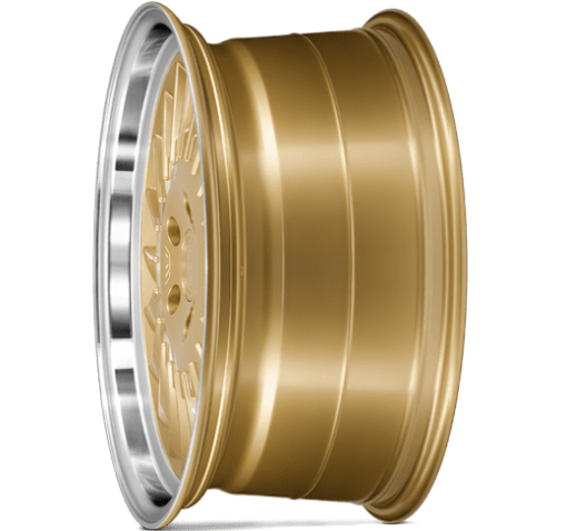 Janta Ispiri CSR1D 19x8.5 5x112 ET42 CB66.56 VG R Vintage Gold Polished Lip