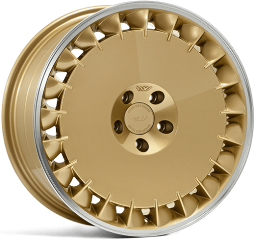 Janta Ispiri CSRD-TF 19x8.5 5x112 ET42 CB66.56 VG Vintage Gold Polished Lip