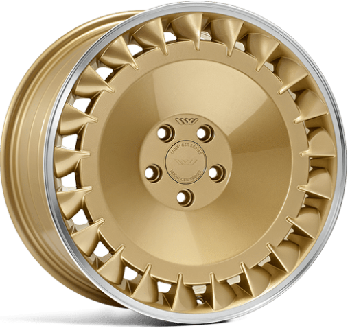 Janta Ispiri CSRD-TF 19x10 5x112 ET42 CB66.56 VG Vintage Gold Polished Lip