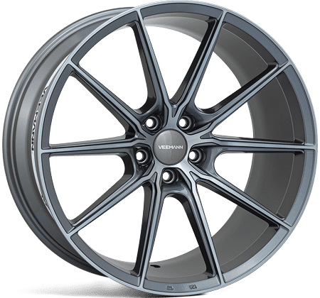 Janta Veemann V-FS48 20x10 5x120 ET43 CB72.56 GSM Graphite Smoke Machined