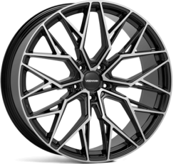 Janta Veemann V-FS51 22x10.5 5x112 ET30 CB66.56 GBM Gloss Black Machined