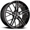 Jante ABS 19"x9.5" ET38 Culoare DARK TINT/MACHINED FACE