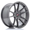 jante Japan Racing JR21 17x9 ET25-35 Blank Hyper Gray