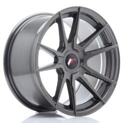 jante Japan Racing JR21 17x9 ET25-35 Blank Hyper Gray