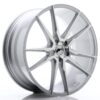 jante Japan Racing JR21 22x9 ET30-45 5H BLANK Silver Machined Face