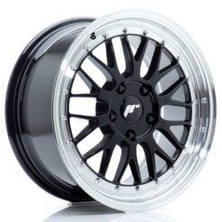jante Japan Racing JR23 17x8 ET35 5x100 Gloss Black w/Machined Lip