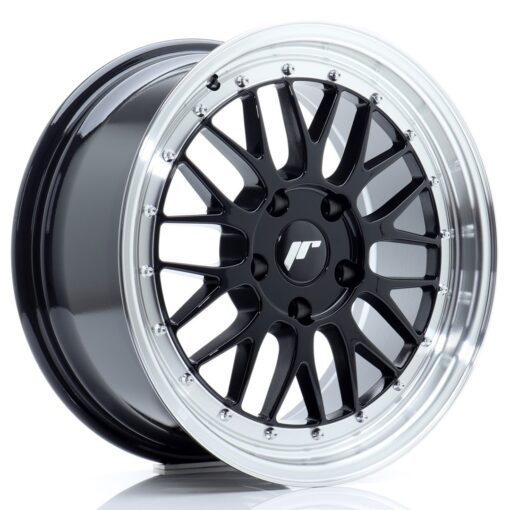 jante Japan Racing JR23 17x8 ET35 5x100 Gloss Black w/Machined Lip