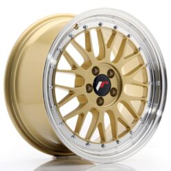 jante Japan Racing JR23 17x8 ET35 5x100 Gold w/Machined Lip