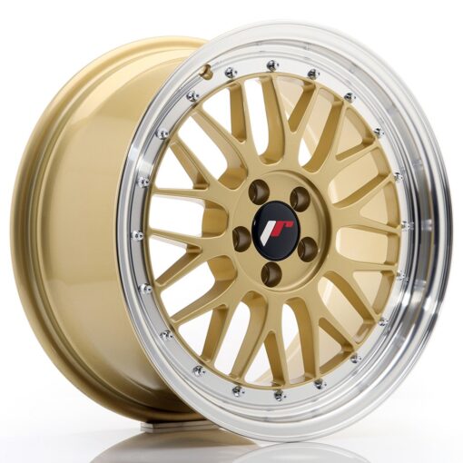 jante Japan Racing JR23 17x8 ET35 5x100 Gold w/Machined Lip