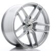 jante Japan Racing JR25 20x10 ET20-40 5H BLANK Silver Machined Face