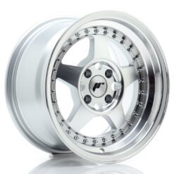 jante Japan Racing JR6 15x8 ET15 4x100 Silver Machined Face