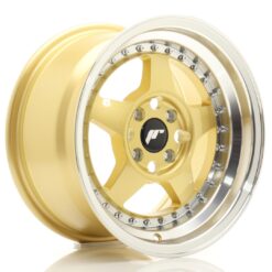 jante Japan Racing JR6 15x8 ET25 4x100 Gold w/Machined Lip