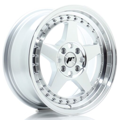 jante Japan Racing JR6 16x7 ET35 4x100 Silver Machined Face