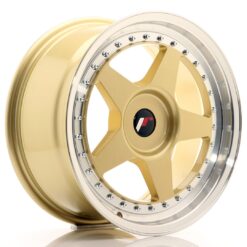 jante Japan Racing JR6 17x8 ET20-35 BLANK Gold w/Machined Lip