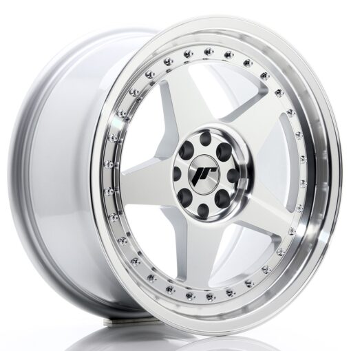 jante Japan Racing JR6 17x8 ET35 4x100/114 Silver Machined Face