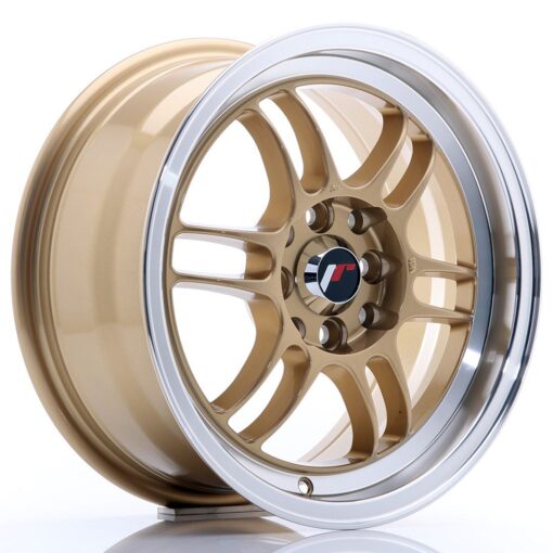 jante Japan Racing JR7 15x7 ET38 4x100/114 Gold w/Machined Lip