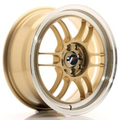 jante Japan Racing JR7 16x7 ET38 4x100/114 Gold w/Machined Lip