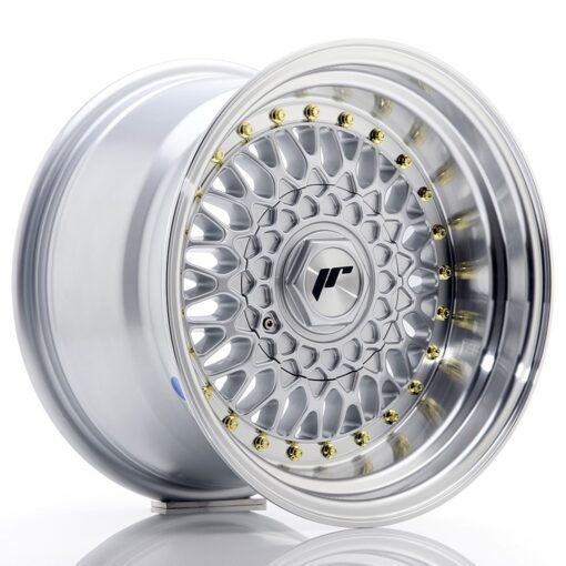 jante Japan Racing JR9 15x9 ET10 4x100/108 Silver w/Machined Lip