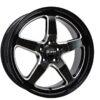 Janta Boost Wheels B162 Black machined 8x18 5x112 ET35 CB73
