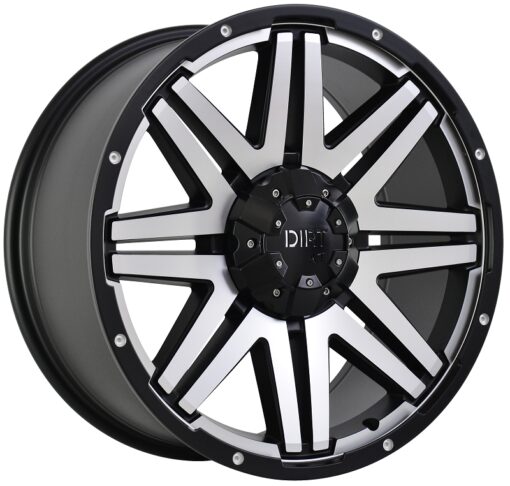 Janta DIRT A.T D68 Flatblack machined face 9x20 6x114