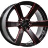 Janta DIRT A.T D91 Glossblack Red stripe 9
