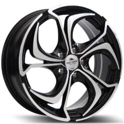 Janta Forzza Aktia 16"x6.5 ET40 5x114 / Black Face Machined