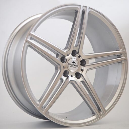 Janta Forzza Bosan 20"x9 ET30 5x112 / Silver Face Machined