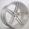 Janta Forzza Bosan 19"x9.5 ET35 5x112 / Silver Face Machined