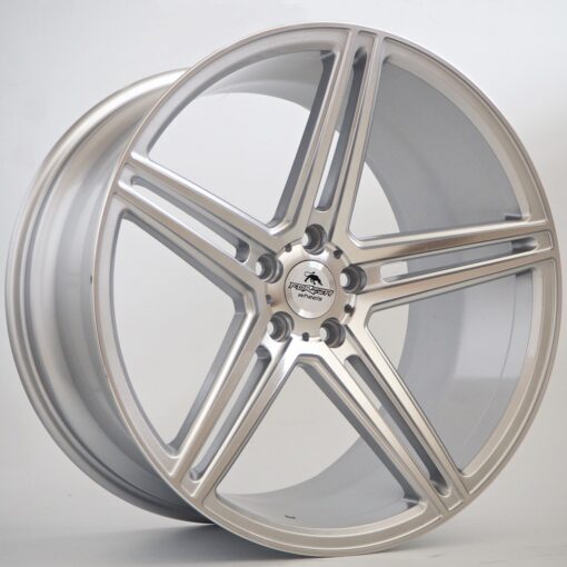 Janta Forzza Bosan 19"x9.5 ET35 5x112 / Silver Face Machined