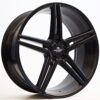 Janta Forzza Bosan 21"x9.5 ET30 5x112 / Satin Black