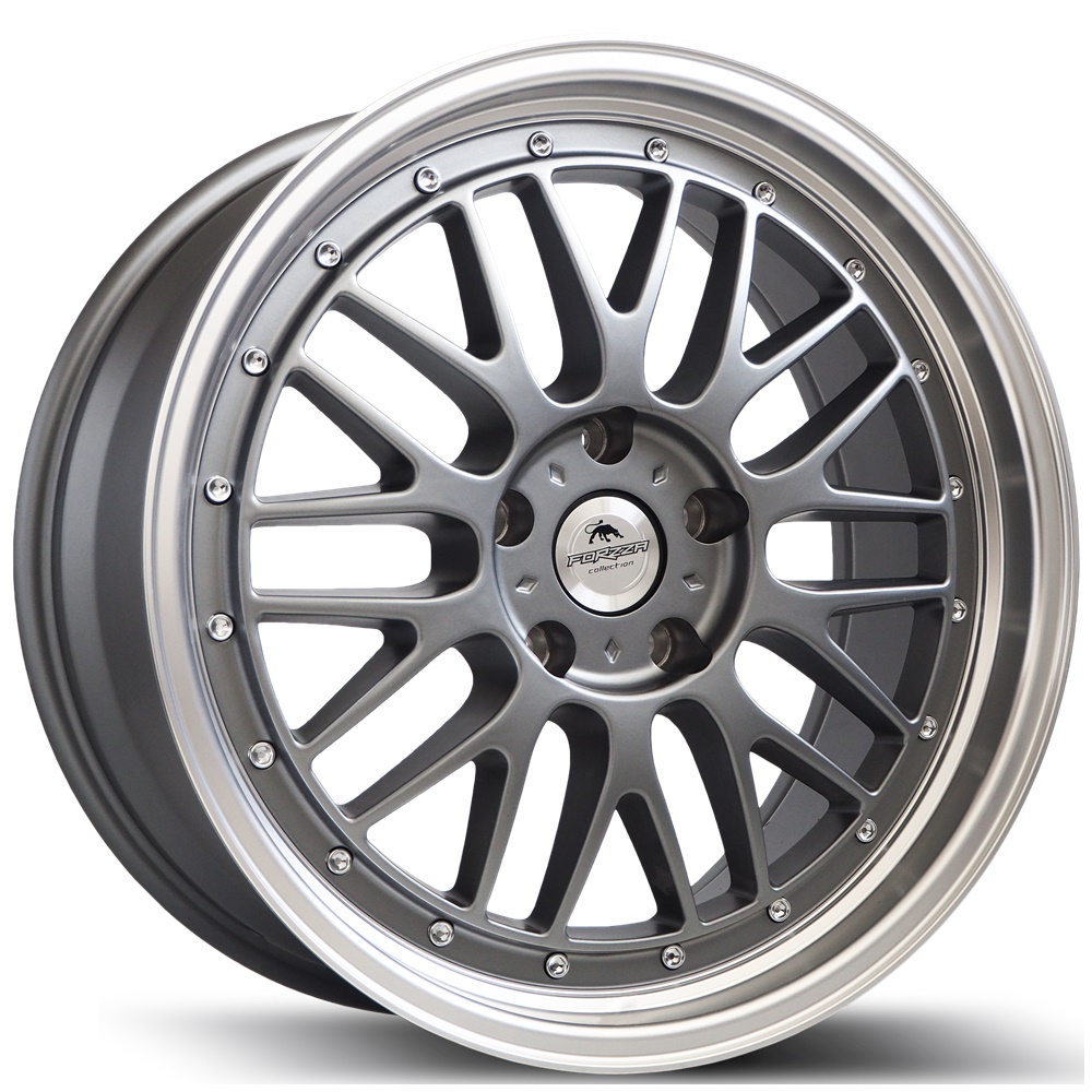 Janta Forzza Brave 19"x8.5 ET35 5x112 / Gun Half Matt/Lip Machined