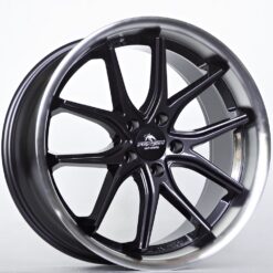 Janta Forzza Storm 19"x9.5 ET40 5x112 / Black Magic Lip Polished