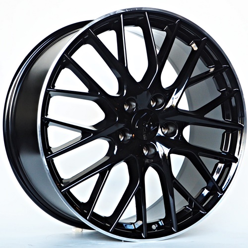 Janta  Mason 21"x9.5 ET65 5x130 / Black/Lip Machined