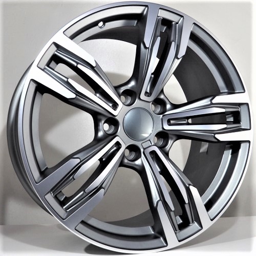 Janta  arcella 18"x9 ET37 5x120 / Grey Matt Face Machined