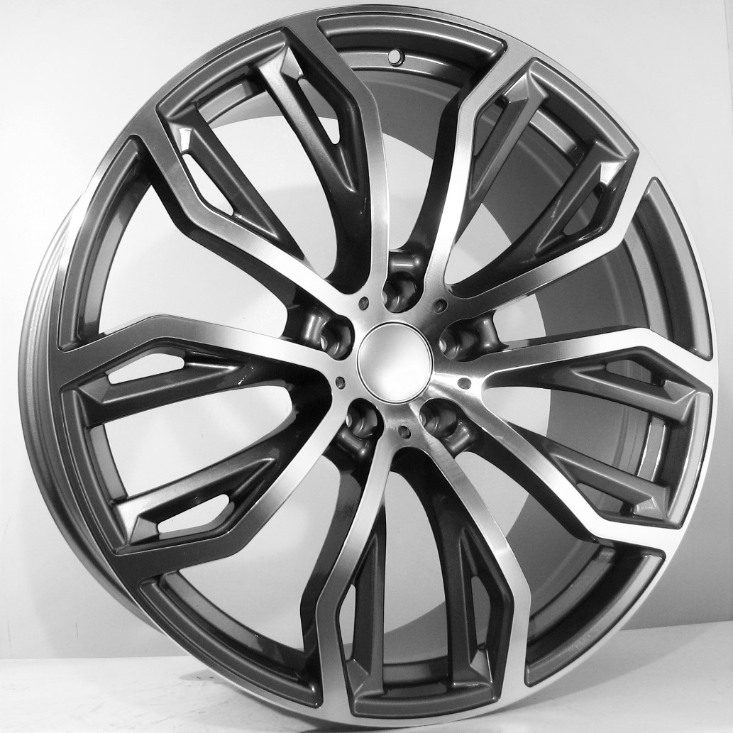 Janta  puaro 22"x11 ET35 5x120 / Grey Face Machined