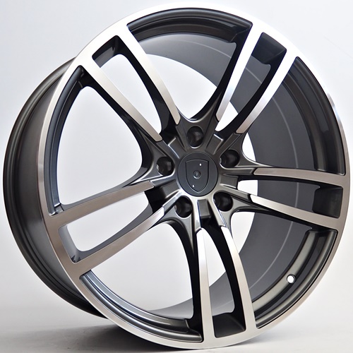 Janta  stream 21"x9.5 ET45 5x130 / Grey Face Machined