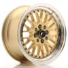 jante Japan Racing JR10 15x7 ET30 4x100/108 Gold w/Machined Lip