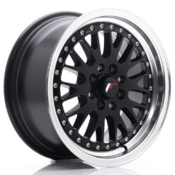 jante Japan Racing JR10 15x7 ET30 4x100/108 Matt Black w/Machined Lip