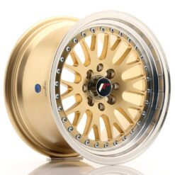 jante Japan Racing JR10 15x8 ET15 4x100/114 Gold w/Machined Lip