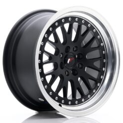 jante Japan Racing JR10 16x8 ET20 4x100/108 Matt Black w/Machined Lip