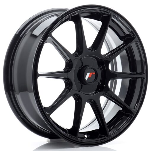 jante Japan Racing JR11 17x7 ET20-38 4H BLANK Gloss Black