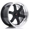 jante Japan Racing JR12 17x9 ET25 Blank Gloss Black
