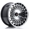 jante Japan Racing JR14 15x8 ET20-25 Blank Gloss Black Machined Face