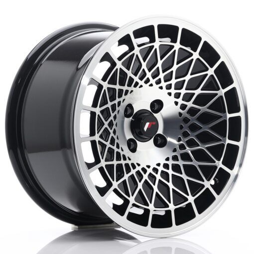 jante Japan Racing JR14 16x9 ET10 4x100 Gloss Black Machined Face