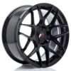 jante Japan Racing JR18 17x8 ET35 5H Blank Glossy Black