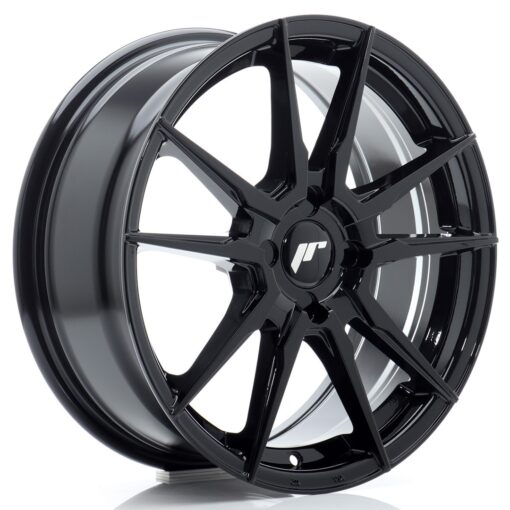 jante Japan Racing JR21 17x7 ET20-40 4H BLANK Gloss Black